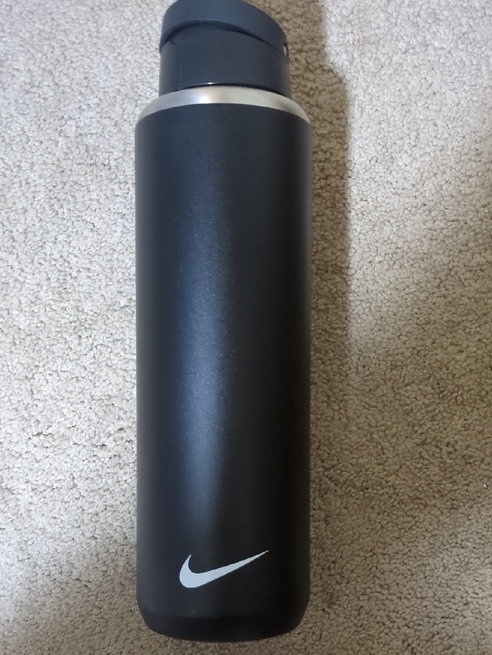 Nike Recharge Black Stainless Steel Water Bottle